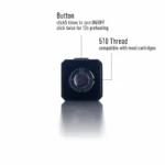 EXTRE LAB Pixel Pro Pocket Size Full Digital Screen 510 Thread Battery - Image 4